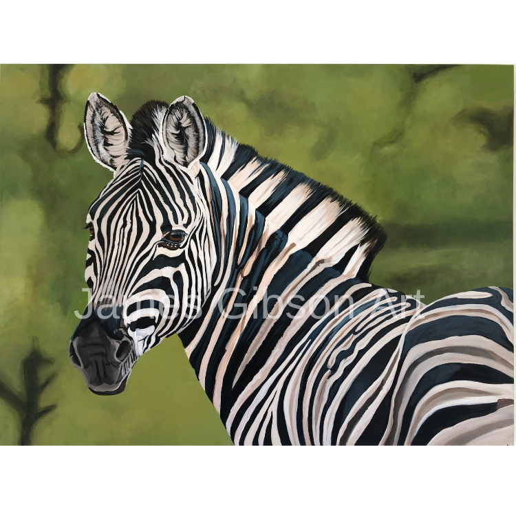 African Zebra Painting or Prints